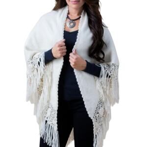 Alpaca blend Exotic Shawl Wrap Triangle style Simply Natural